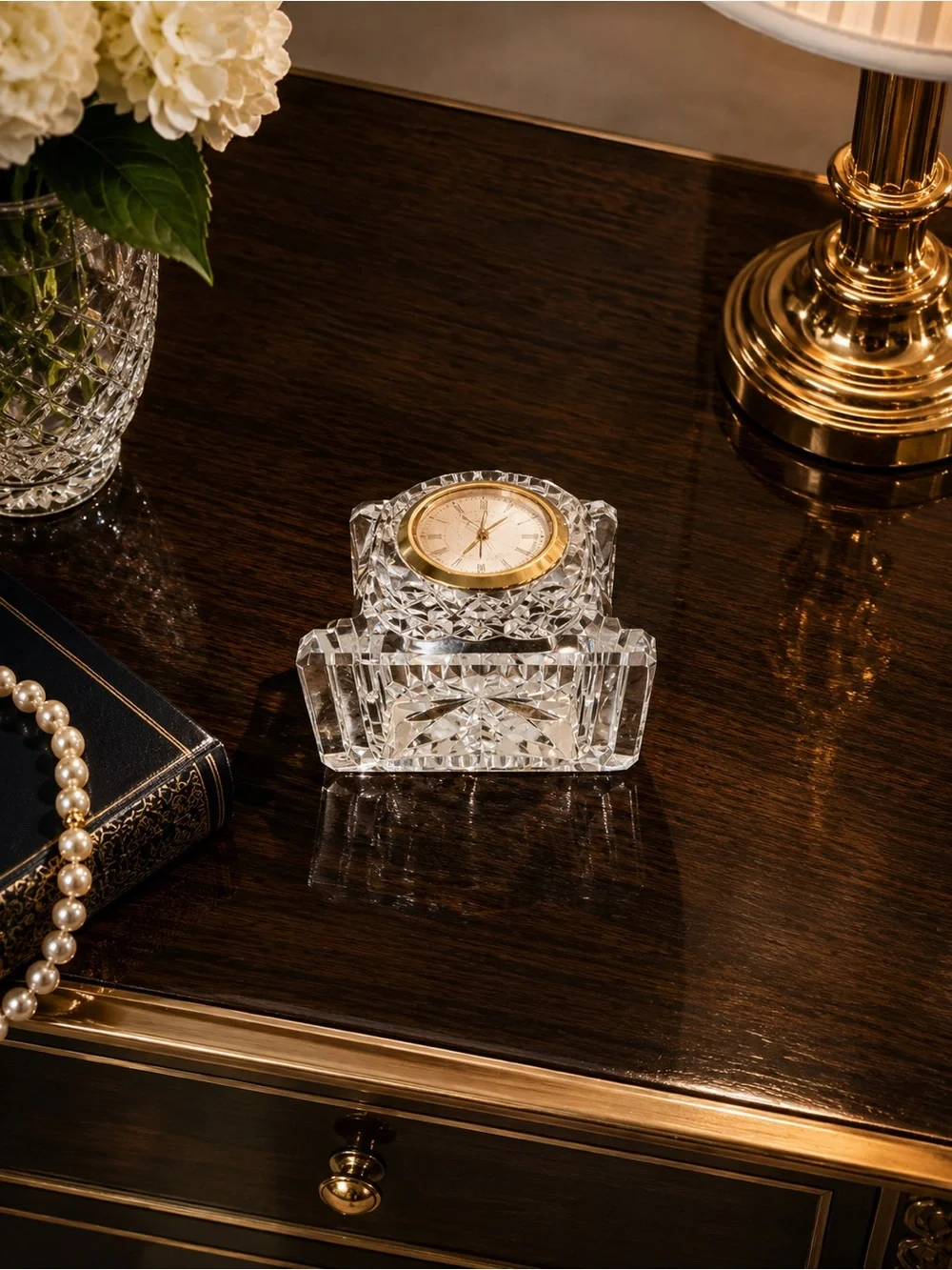 Waterford Crystal Desk Clock